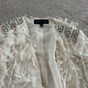 Jacket with Fringe and Studs